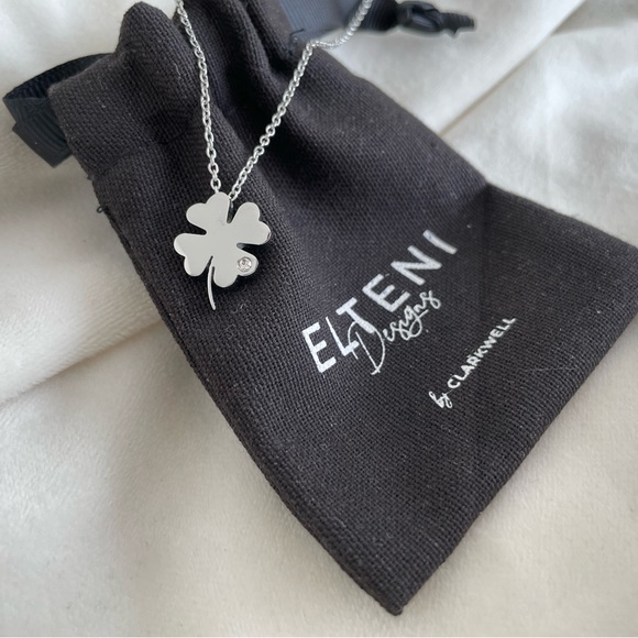 Lucky Stainless Steel Necklace in Silver or Gold - Picture 1 of 4